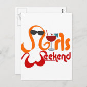 ガールズ・ウィークエンド・パーティー ポストカード (正面/裏面)