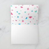 ガールズ カラフル ロック クライミング サンキューカード (内部)