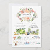 ガールズ クラブハウス スパ ウィークエンド | 誕生日 予定表 招待状 (正面)