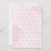 ガールズ·コンフィリメーション·招待状、クロス&ウォーターカラー 招待状 (裏面)