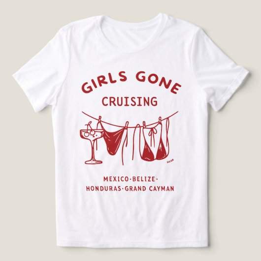 ガールズ・ゴーン・クルージング トライブレンドTシャツ (デザイン正面)