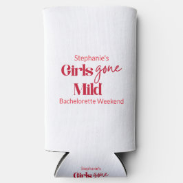 ガールズ・ゴーン・マイルド・エレガント・バチェロレッテ・ウィークエンド・ホワイト スリム缶クーラー