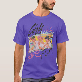 ガールズ・ジャスト・ワナ・ハヴ・ファン 80年代レトロ Tシャツ