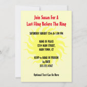 ガールズ·ジャスト·ワン·サン·招待状 招待状 (裏面)