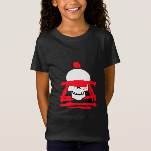 ガールズ スカルウォリアー グラフィックTシャツ Tシャツ (正面)