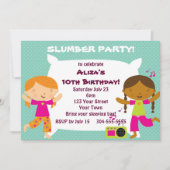 ガールズ・スリンバーティー 招待状 (正面)