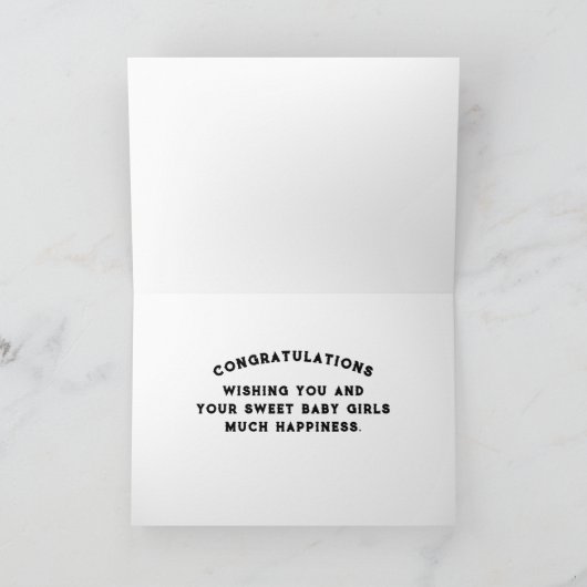 ガールズ・ツインズ カード (内部)