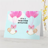 ガールズ・ツインズ カード (黄色い花)