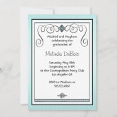 ガールズ・ナイト・アウト・メイhem ヴィンテージ アート デコ カスタム 招待状 (裏面)