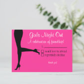 ガールズ・ナイト・アウト・リプライ・カード 出欠カード (スタンド正面)