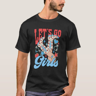 ガールズ・バチェロレッテパーティーで7月4日を祝おう Tシャツ