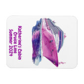 ガールズ・バチェロレッテ・フレンド・カスタム・キャビン・ドア マグネット (横)