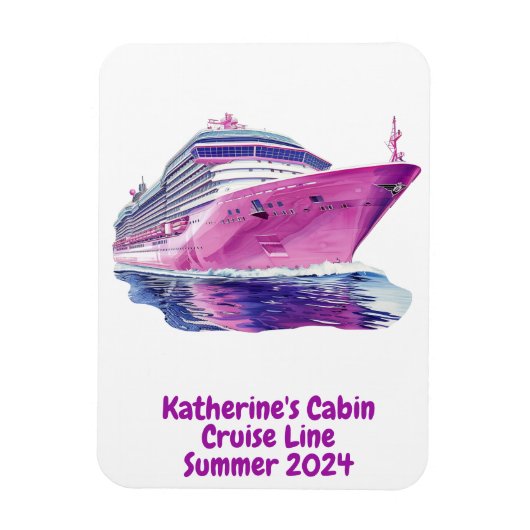 ガールズ・バチェロレッテ・フレンド・カスタム・キャビン・ドア マグネット (縦)