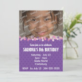 ガールズ·バースデー·パーティー 招待状 (スタンド正面)