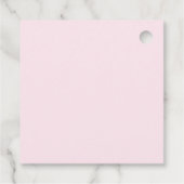 ガールズ ピンクカウガール ブライズパーティー フェイバータグ (裏面)