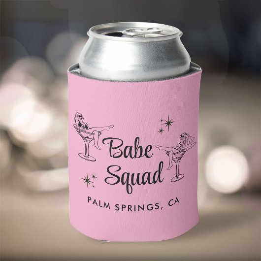 ガールズ・ベイブ・スクワッド ピンク独身最後の週末パーティー 缶クーラー
