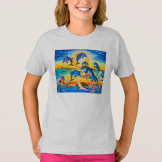 ガールズHanes ComfortBlend®スウェットシャツ Tシャツ