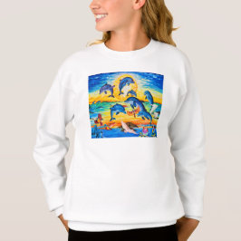 ガールズHanes ComfortBlend®スウェットシャツ Tシャツ