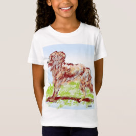 ガールズTシャツ：アイリッシュセッター Tシャツ