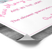 ガールゾウ瓶シャワーゲームでキャンディーの数 ポスター (角)