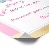 ガールゾウ瓶シャワーゲームでキャンディーの数 ポスター (角)