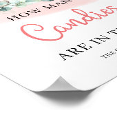 ガールゾウJarゲームにキャンディが何個入っているか ポスター (角)