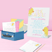 ガールダック1st誕生日タイムカプセルノートシート ノートパッド