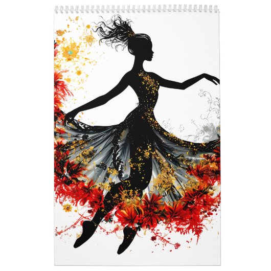 ガールダンスフラワーインスピレーション春natu カレンダー (カバー)