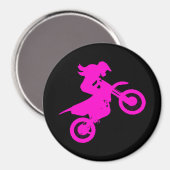 ガールダートバイク マグネット (正面/裏面)