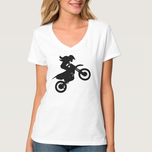 ガールダートバイク Tシャツ (正面)