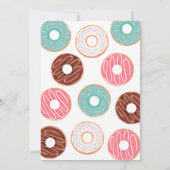 ガールツスイートドーナツ2nd誕生日パーティー 招待状 (裏面)