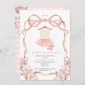 ガールツツ興奮ベイビーシャワー招待 招待状 (正面/裏面)