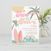ガールツーザシーサーフィン2nd誕生日ビーチパーティー 招待状 (スタンド正面)