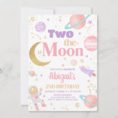 ガールツーザムーンバースデーパーティー 招待状 (正面)