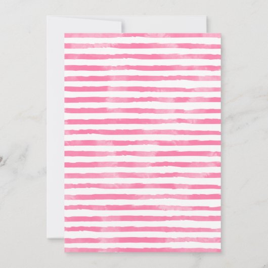 ガールツーポスクールシクルサマーパーティー誕生日 招待状 (裏面)