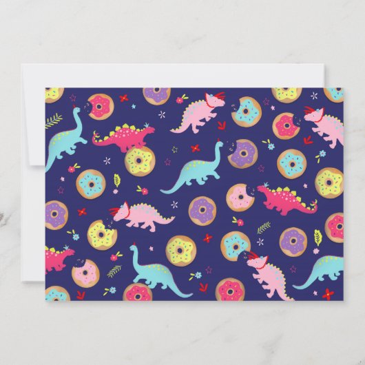 ガールティオンドヌツ誕生日招待状 招待状 (裏面)