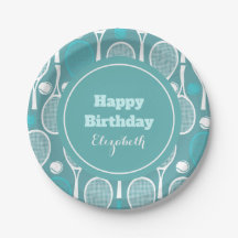 ガールテニス誕生日パーティーキッズネームラケットボール