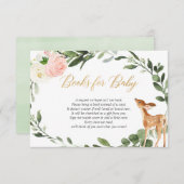 ガールディアピンクの金ゴールド緑の本のリクエストの挿入 エンクロージャーカード (正面/裏面)