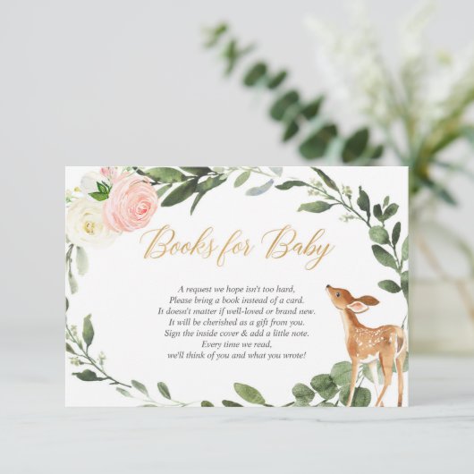 ガールディアピンクの金ゴールド緑の本のリクエストの挿入 エンクロージャーカード (スタンド正面)