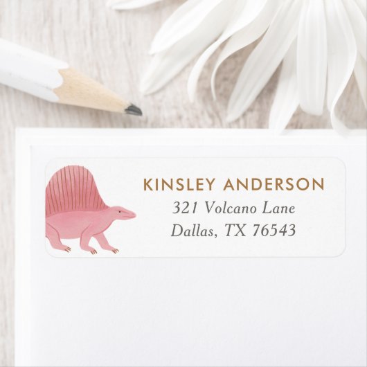 ガールデュラバースデーパーティー差出人住所 ラベル (インサイチュ)