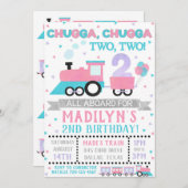 ガールトレイン招待状、チャッガカッガツーリング 招待状 (正面/裏面)