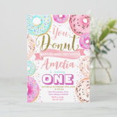 ガールドーナッツバースデーパーティー 招待状 (スタンド正面)