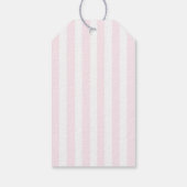 ガールドーナツアンドボウ誕生日パーティー ギフトタグ (裏面)