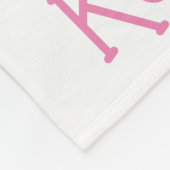 ガールドール不気味ハロウィーンテーマ(名前) フリースブランケット (角)