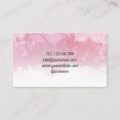 ガールネイルアーティスト名刺 名刺 (裏面)
