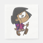 ガールハイキング スタンダードランチョンナプキン (正面)