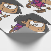 ガールハイキング ラッピングペーパー