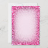 ガールハロウィーンベビーシャワーカワイト幽霊リトルブー 招待状 (裏面)