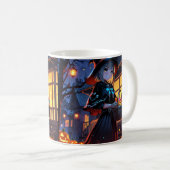 ガールハロウィーンマグ – Anime 不気味 Cup コーヒーマグカップ (正面右)