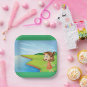 ガールバイザリバー ペーパープレート (パーティー)